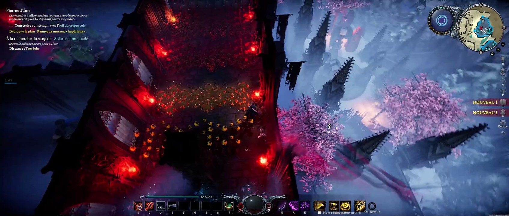 V rising EA - Gloomroot Update - Hallowed Moutains base ( Solo )