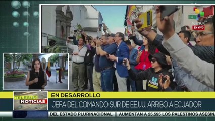 Jefa del Comando Sur de EE. UU. sostiene encuentro con el pdte. de Ecuador Noboa