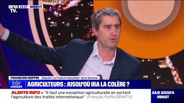 François Ruffin (LFI): Les agriculteurs ne vivent plus de leur travail