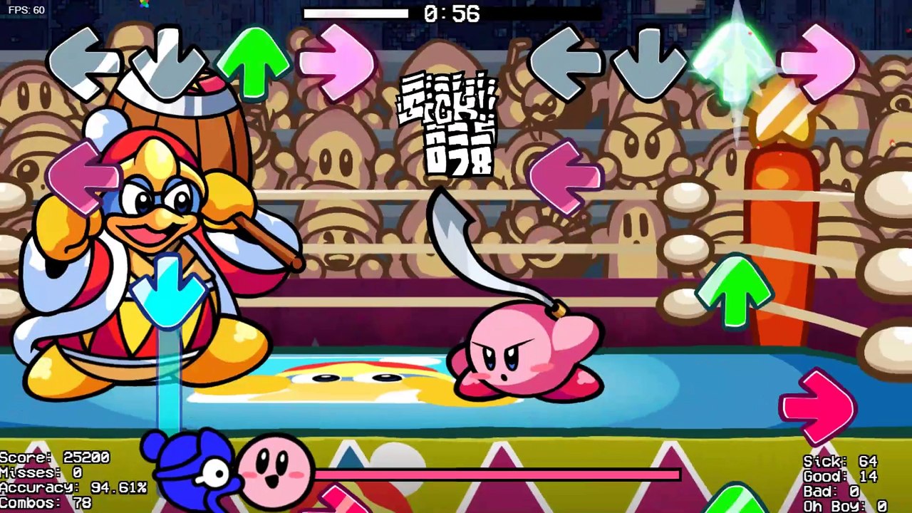 FNF Kirby vs King D – King Revenge Walkthrough