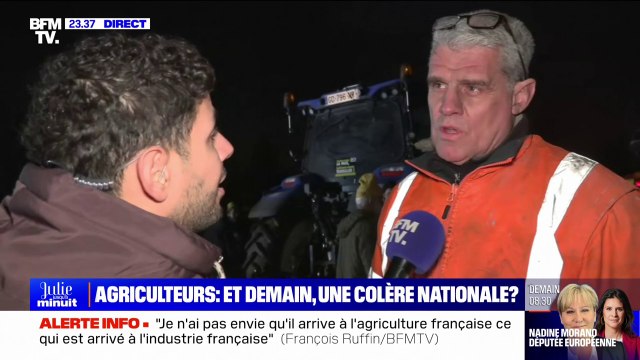 Tant que l'État ne fera pas des concessions recevables pour nous, nous n'arrêterons pas : Les agriculteurs restent mobilisés cette nuit sur l'autoroute A62 à proximité d'Agen