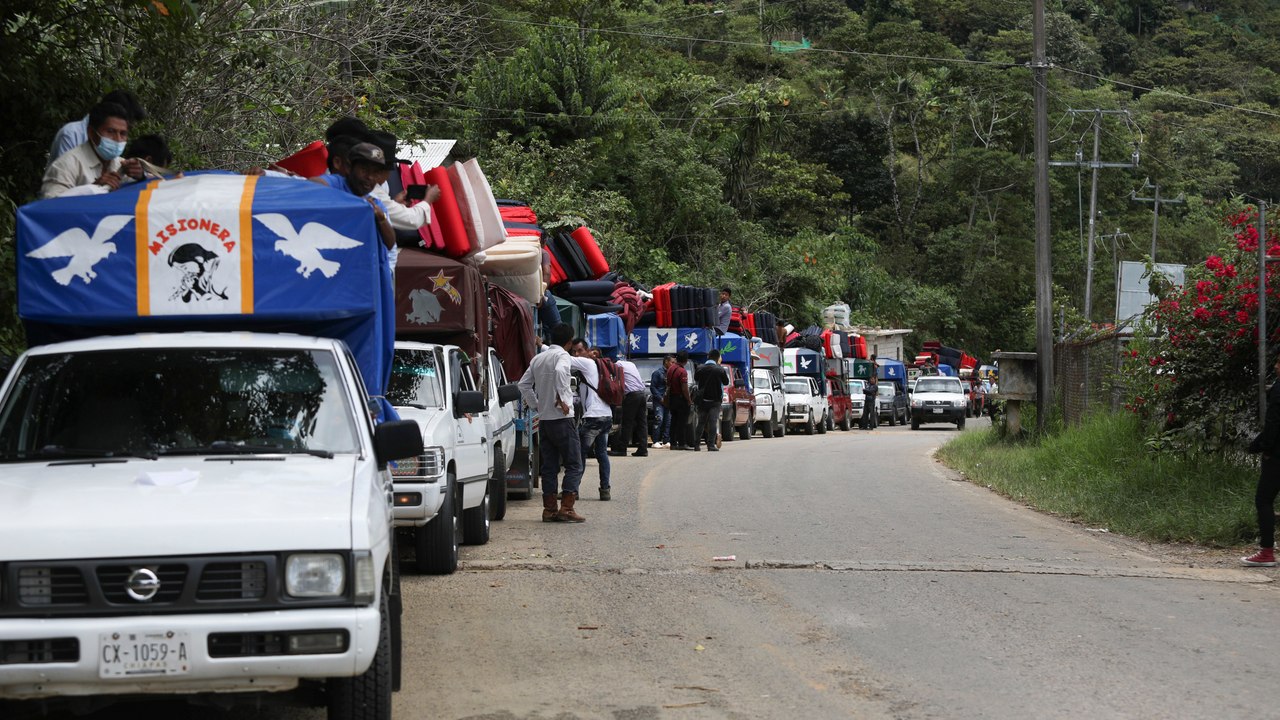 Los desplazados por la violencia en Chiapas