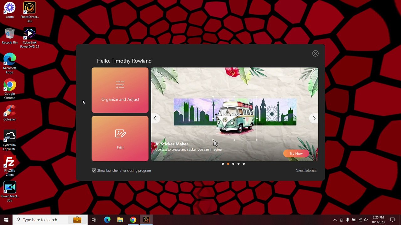 Exploring the New Interface of Photo Director 365