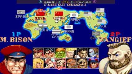 manuzel Vs ((Caution)) - Street Fighter II' Champion Edition - FT5