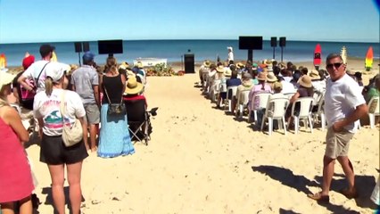 Khai Cowley remembered at Adelaide beach after fatal shark attack