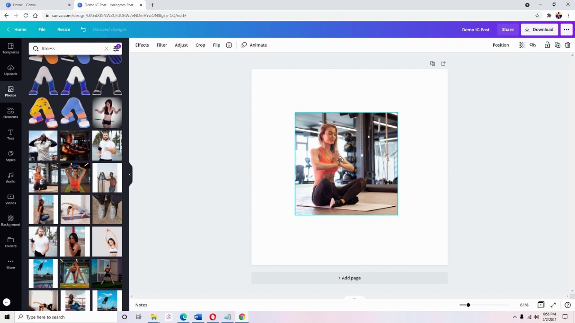 How to Make Instagram Post Using Canva