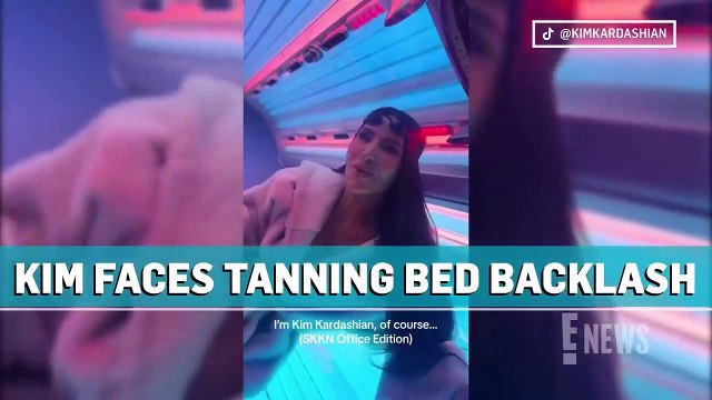Kim Kardashian Responds to Tanning Bed BACKLASH _ E! News