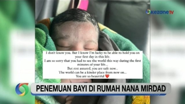 OKEZONE UPDATES: Penemuan Bayi Dekat Rumah Nana Mirdad hingga Madrid Menang Dramatis