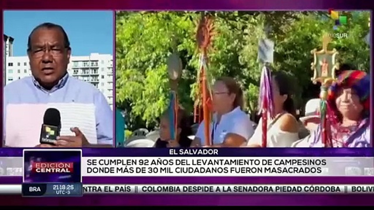 Levantamiento de campesinos hace 92 años en El Salvador