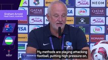 Arnold dismisses the idea that Socceroos are a defense-first squad at Asian Cup
