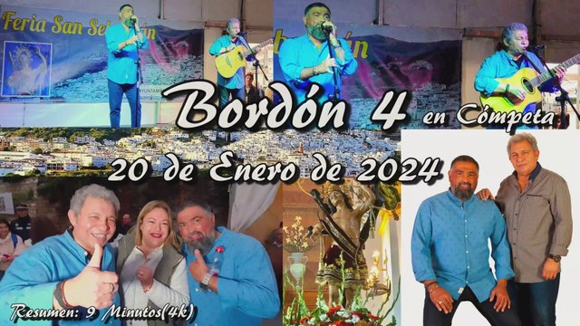 Bordón 4 en Cómpeta 20 de enero de 2024. Resumen: 9 minutos(4k)