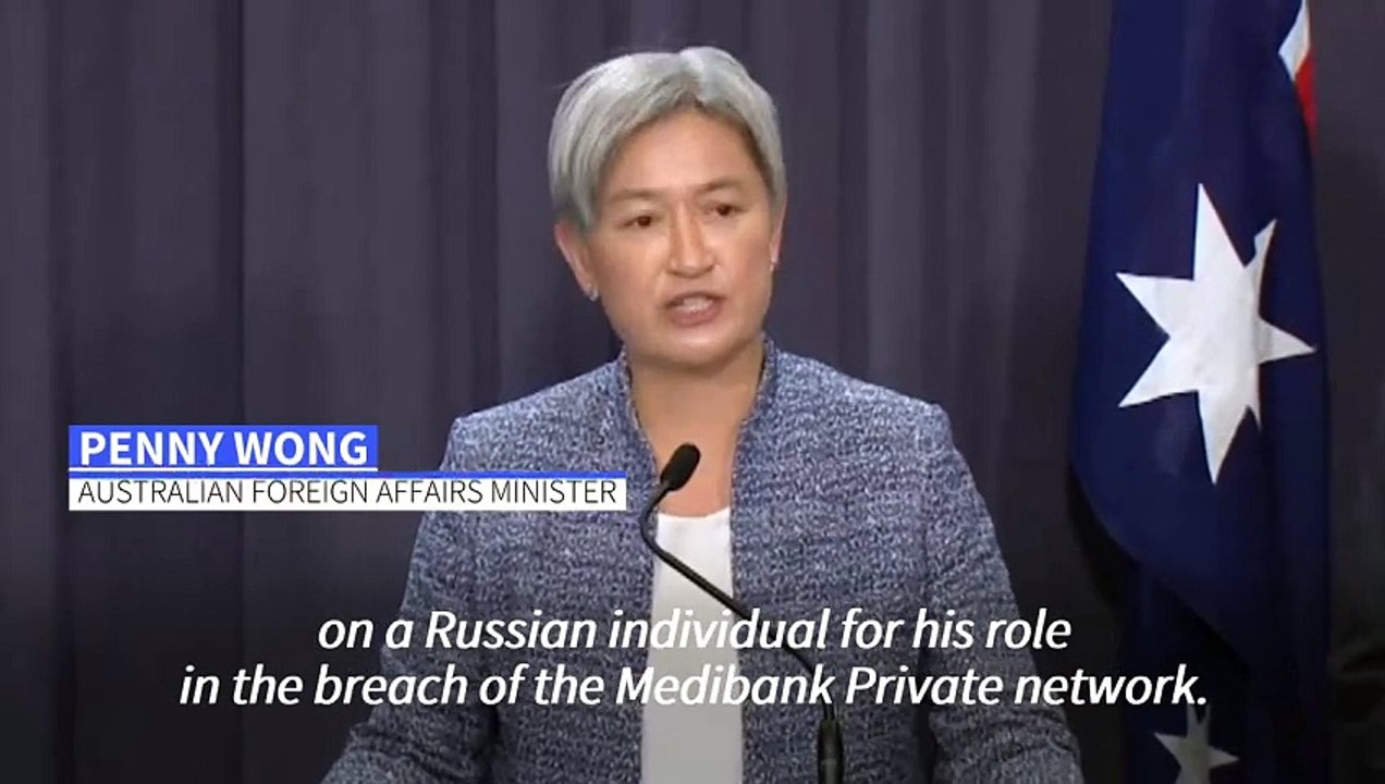 Australia announces sanctions against Russian citizen behind cyber attack