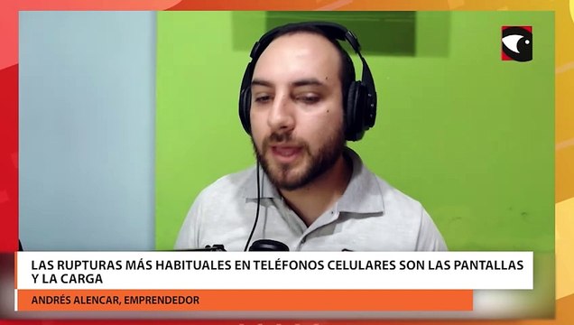 Las rupturas más habituales en teléfonos celulares son las pantallas y la carga