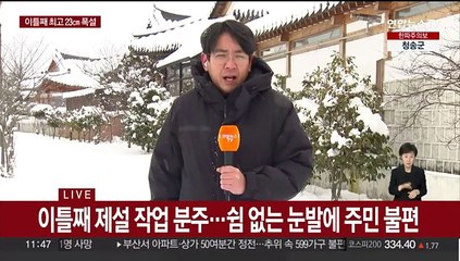 호남 최고 23㎝ 폭설…하늘·바닷길 막히고 빙판길 사고도