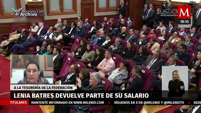 No es un asunto voluntario devolver salario : Lenia Batres