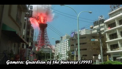 Tokyo Tower All Destruction Scenes (in movies)
