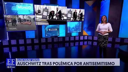 Elon Musk visitó Auschwitz ante la polémica por antisemitismo