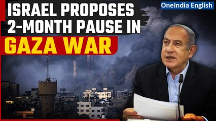 Скачать видео: Israel-Hamas War: Israel suggests 2-month pause in Gaza conflict to enable hostage release |Oneindia