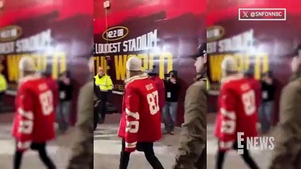 Taylor Swift Tackles the Cold During Travis Kelce's AFC Wild Card Game _ E! News