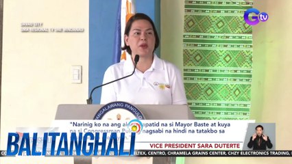 VP Sara Duterte, inanunsyong tatakbo siya sa susunod na eleksiyon | BT