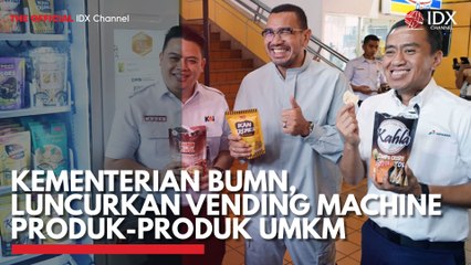 Kementerian BUMN, Luncurkan Vending Machine Produk-Produk UMKM