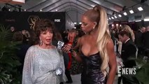 Joan Collins Reveals Her SECRETS to Looking Glamorous _ 2023 Emmys