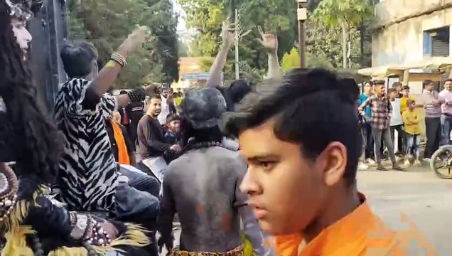 श्रीराम मंदिर से भव्यता के साथ निकाली निकाली शोभायात्रा