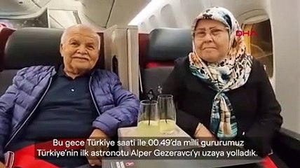 THY uçağında Gezeravcı ailesini gururlandıran anons