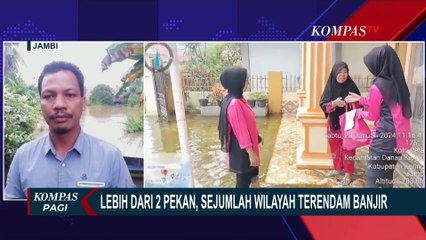 Danau Kerinci Meluap hIngga Permukiman Kebanjiran Lebih dar 2 Pekan, Warga Mulai Terserang Penyakit