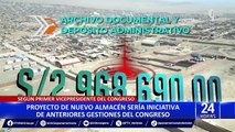 Congresistas se pronuncian por proyecto para construir moderno almacén