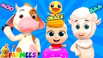 Quack Quack - Animals Sound Song + More Kids Learning Videos & Nursery Rhymes