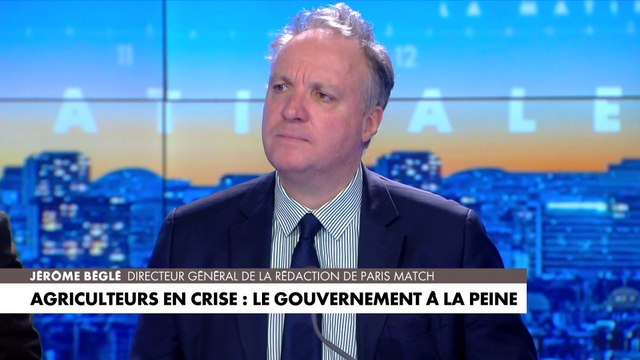 L'édito de Jérôme Béglé : «Agriculteurs en crise : le gouvernement à la peine»