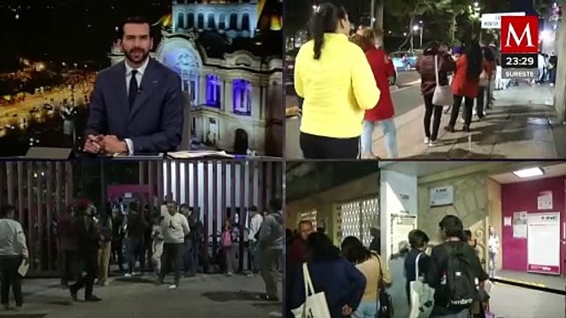 Largas filas persisten en módulos del INE para renovación de credenciales