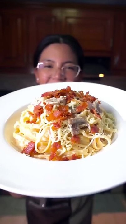 Do you like your Carbonara the FILIPINO WAY_  #foodporn #food   #foodie #abiga #marquez