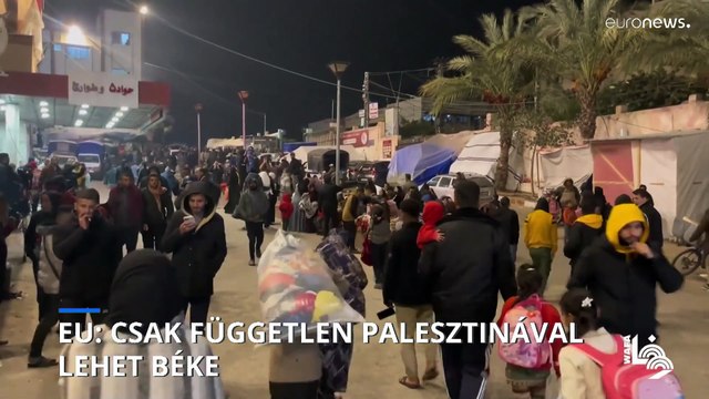 Uniós külügyi főképviselő: független Palesztina = békés Közel-Kelet