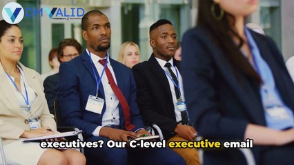 C-level executives list by DM Valid