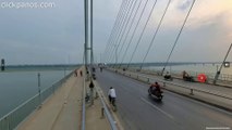 (Short Video) New Yamuna Bridge Prayagraj Uttar Pradesh. (Cable-stayed suspension bridge)