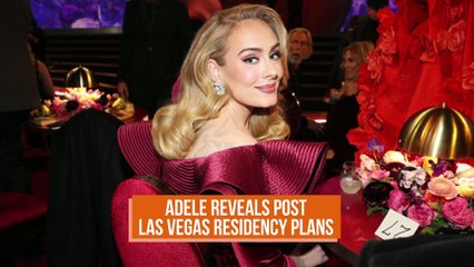 Adele reveals post Las Vegas residency plans
