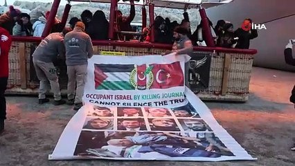 Filistin’de hayatını kaybeden gazeteciler anıldı