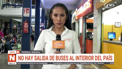 Salida de buses en la Bimodal sigue interrumpida