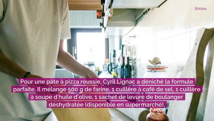 Cyril Lignac dévoile la recette de sa pâte à pizza maison et son secret pour qu’elle soit parfaitement croustillante