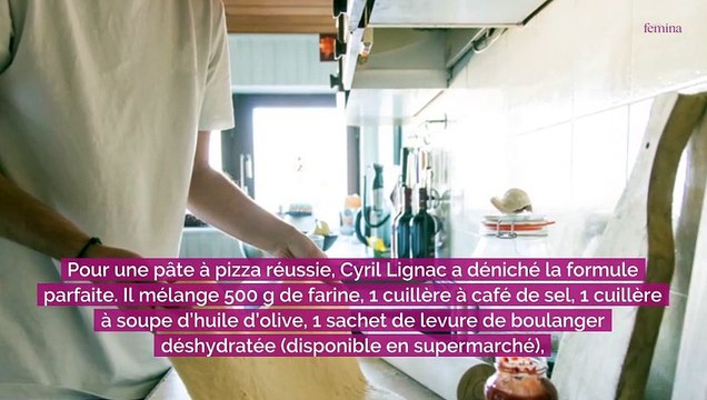 Cyril Lignac dévoile la recette de sa pâte à pizza maison et son secret pour qu’elle soit parfaitement croustillante