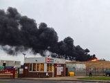 Huge plumes of smoke over Hartlepool on January 23 following a landfill site fire