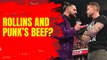 Seth Rollins flips off CM Punk 