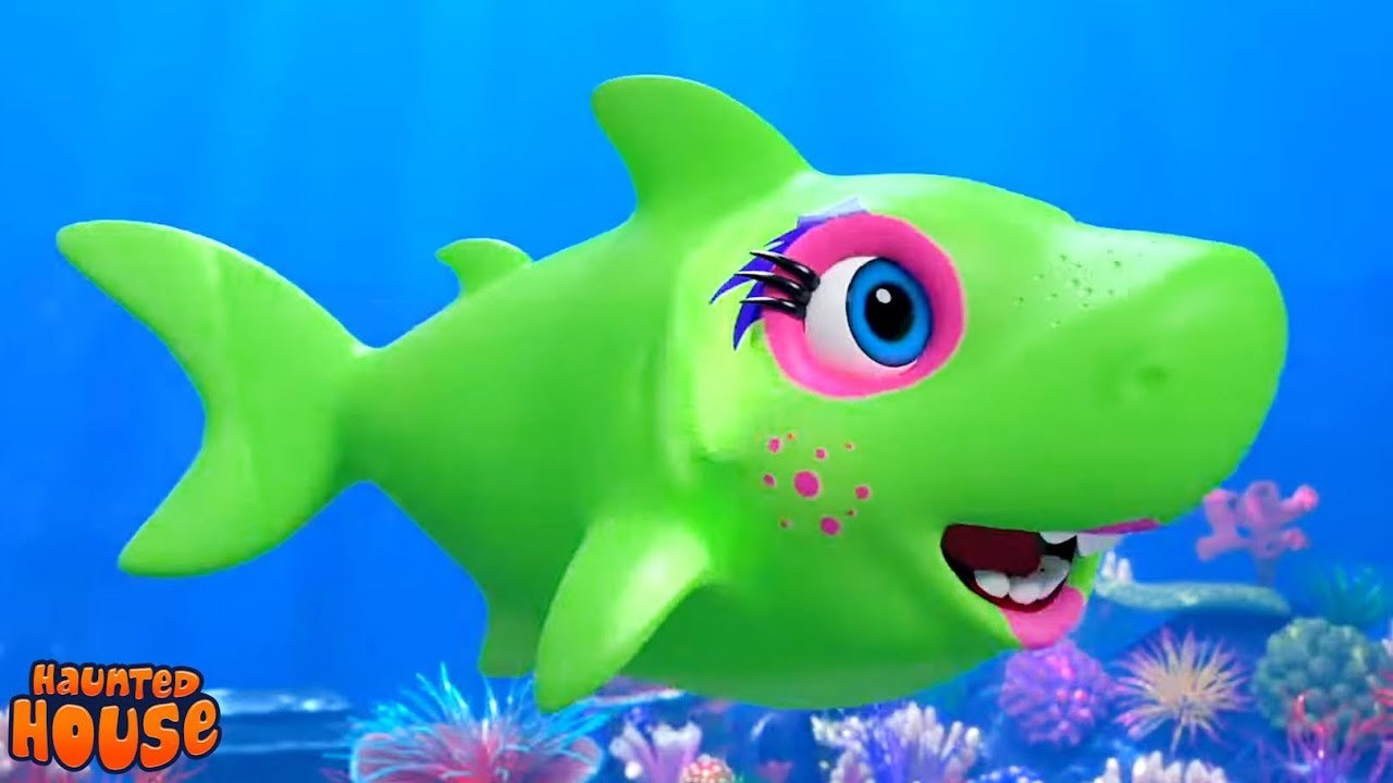 Halloween Baby Shark Song, Fun Nursery Rhyme For Children By Haunted House