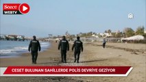 Polis ekipleri cansız bedenlerin vurduğu sahillerde devriye geziyor