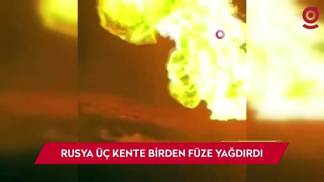 Rusya, üç kente birden füze yağdırdı: 5 ölü, 42 yaralı