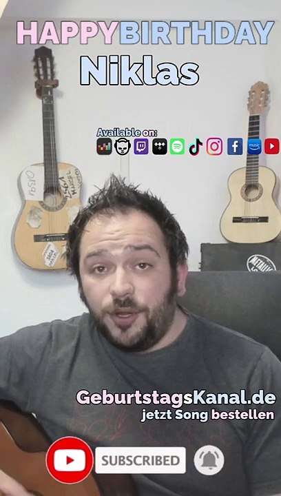 Happy Birthday, Niklas! Geburtstagsgrüße an Niklas