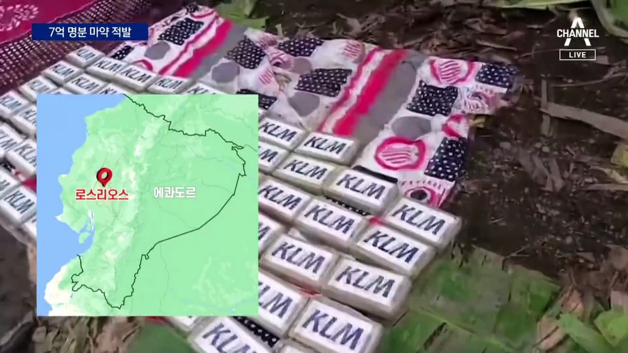 에콰도르서 ‘7억 명 동시투약 가능’ 코카인 적발