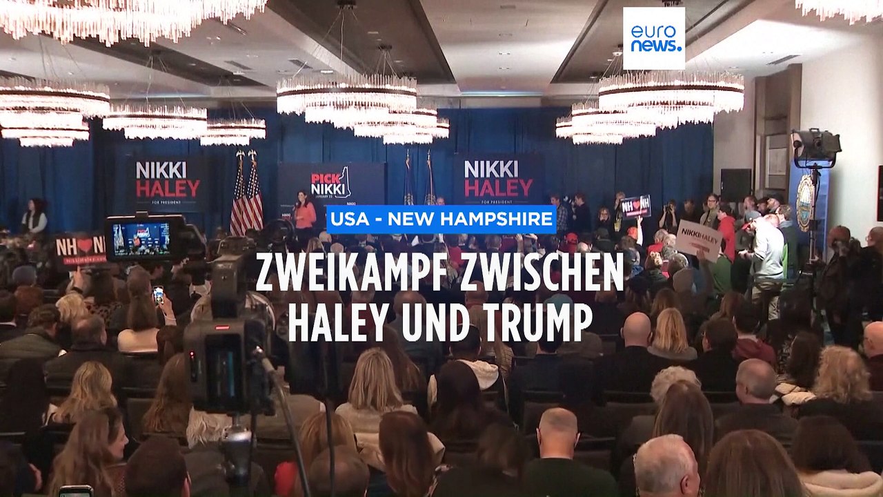 Zweikampf zwischen Haley und Trump  in New Hampshire